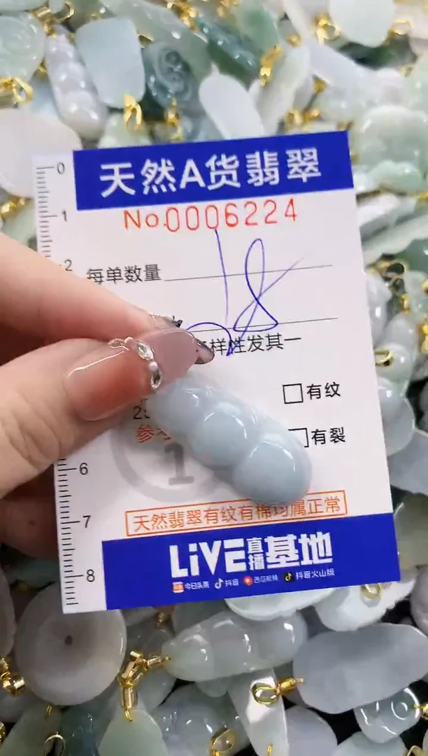 颈饰未镶嵌翡翠天然A货翡翠