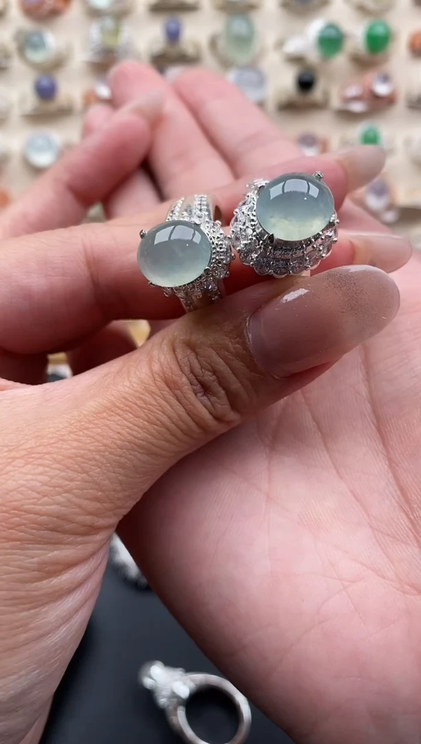 未镶嵌戒指翡翠缅甸天然A货翡翠22   9-7