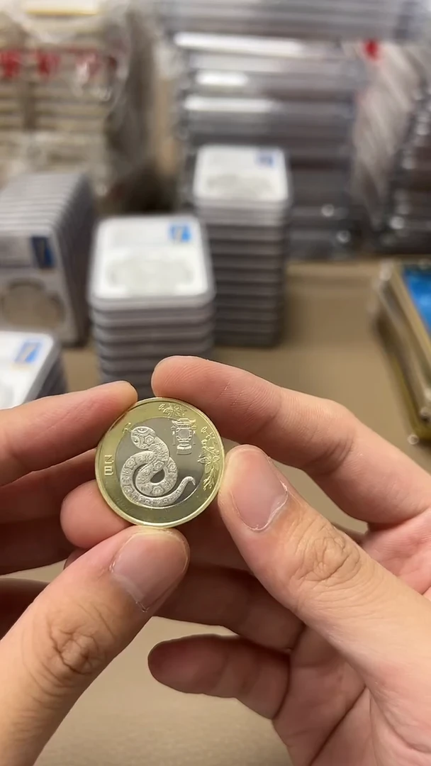 2025蛇币单枚  裸