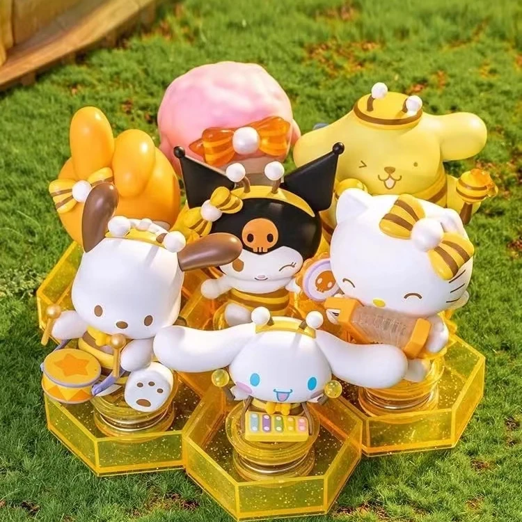 【噗噗来拆盒】超萌好物 三丽鸥小蜜蜂音乐会 文创好物