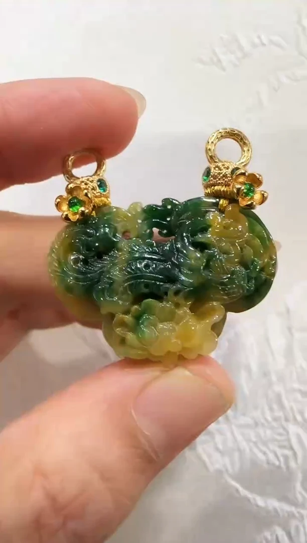 颈饰未镶嵌翡翠国风