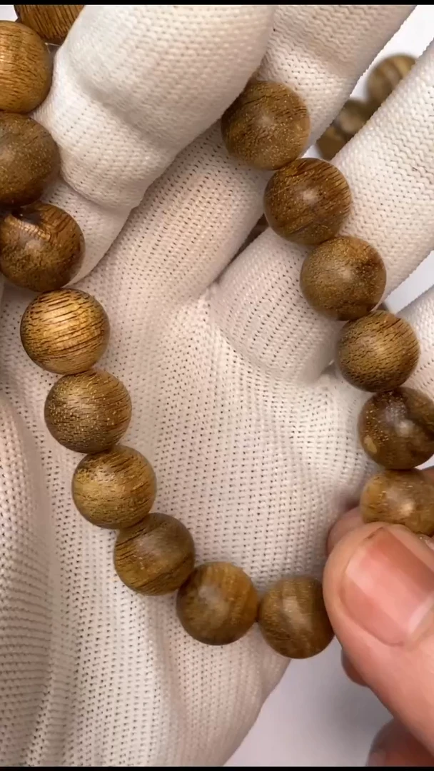 沉香手串开*CRX1053-L 金菩萨天然野多样性发一