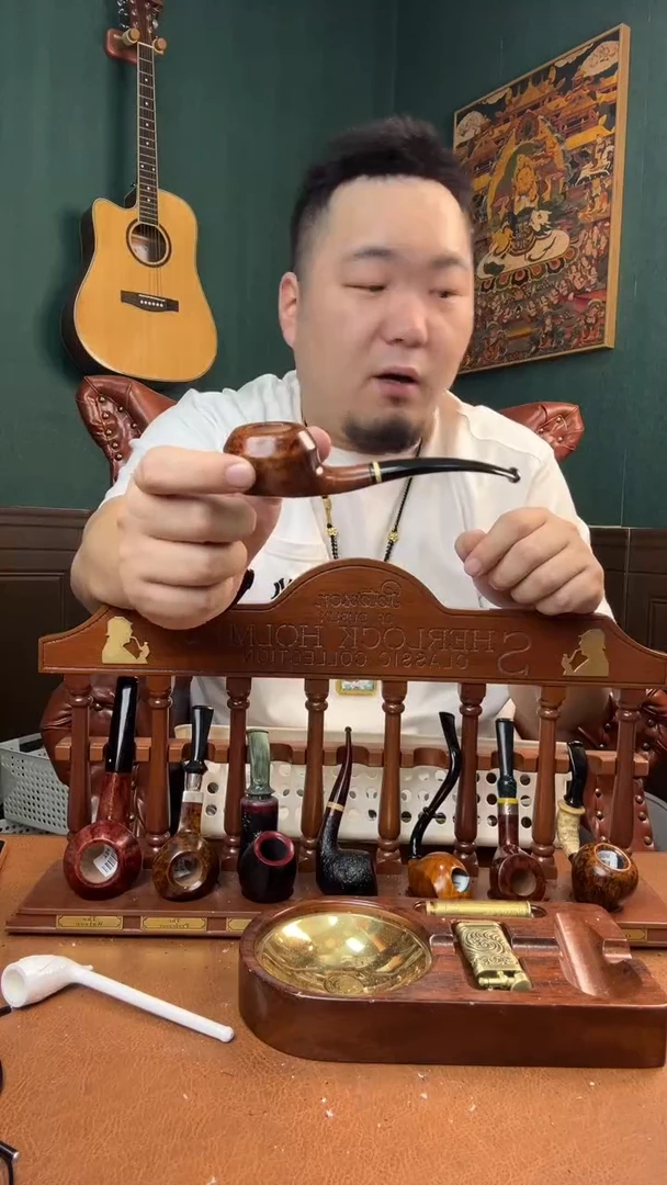 石楠木木雕款意大利进口石楠木烟斗