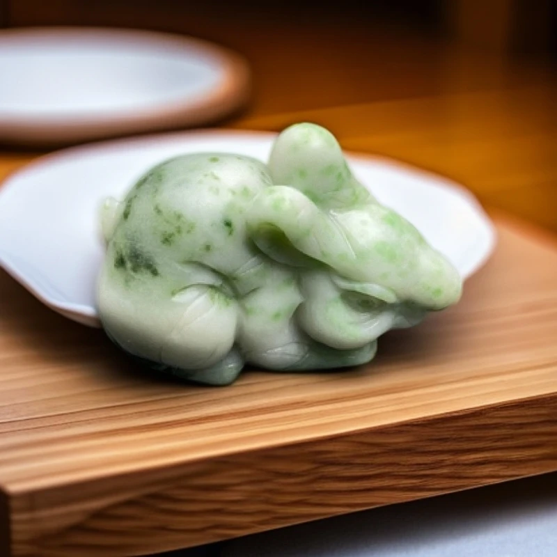 独山玉带翠兔子十二生肖兔兔料子细腻前途似锦