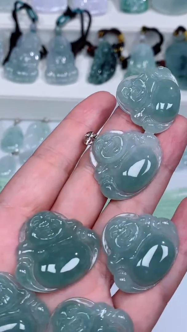 颈饰银S925镶嵌翡翠吊坠团购多样性发一件