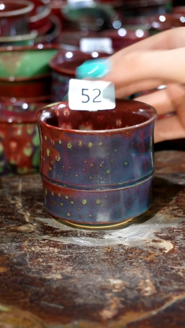摆件精品窑变钧瓷茶器