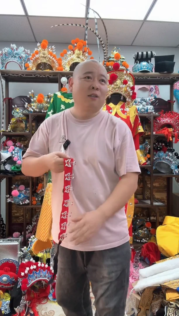 欣**阳戏曲香色素罗帽