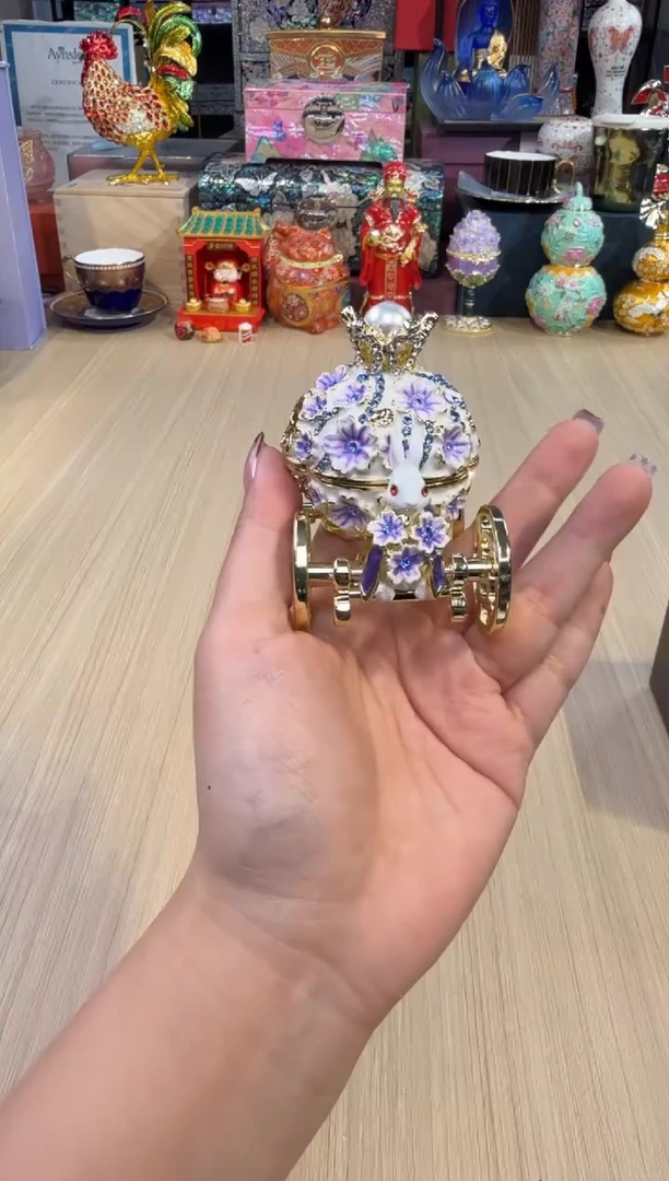 199七宝紫色兔子马车