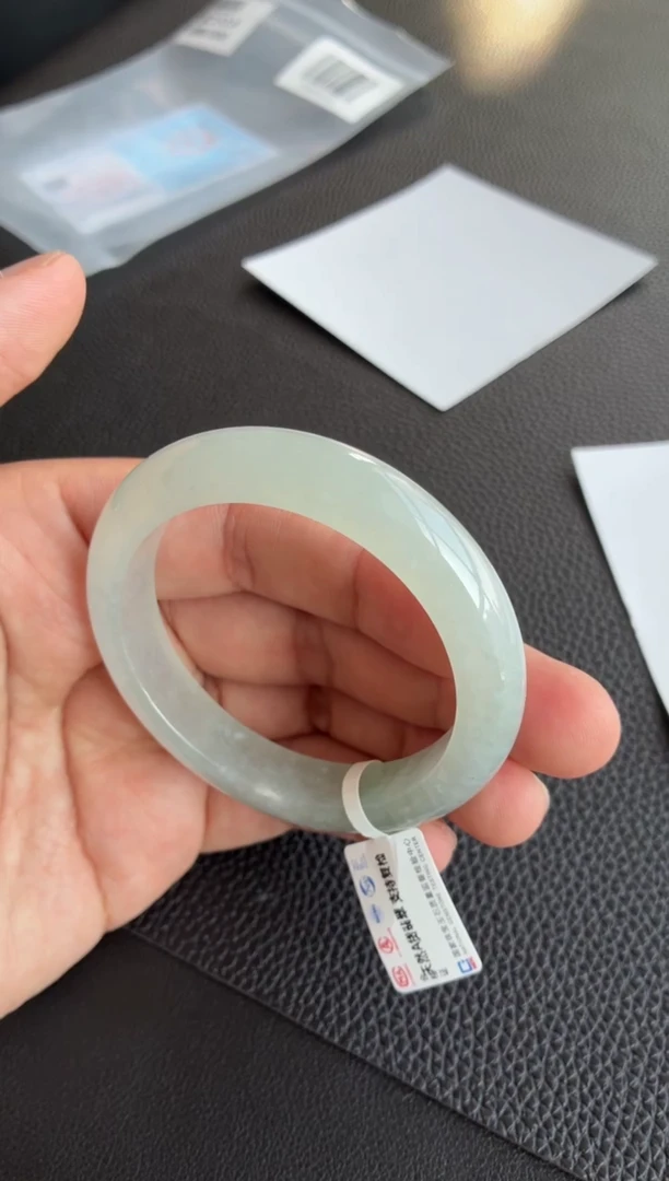 未镶嵌手镯翡翠122号52.8*11.3*8.6正圈