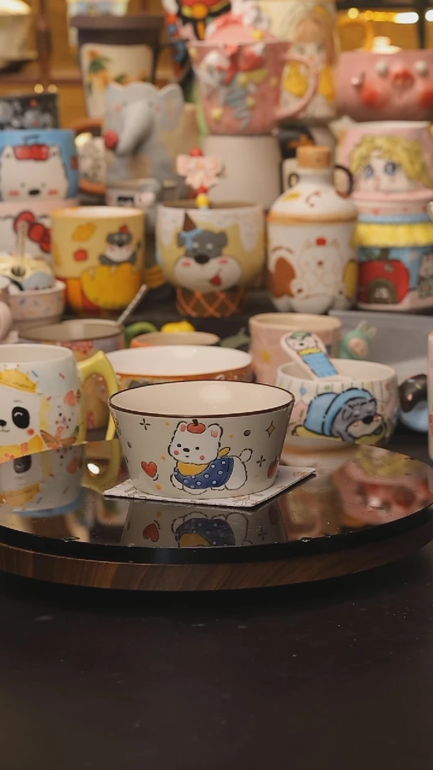 景德镇釉下彩绘设计师款式陶瓷