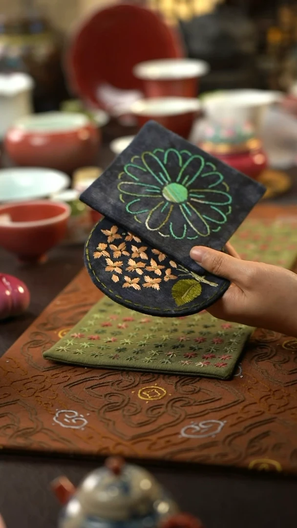 席间雅物-纯手工改杯垫