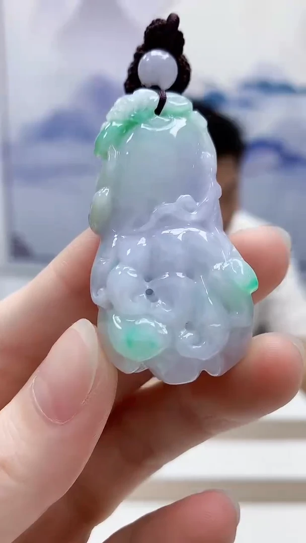 未镶嵌定制翡翠4917ry-毛货挂件24