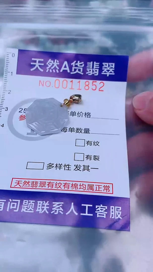 吊坠(不含链)未镶嵌翡翠1