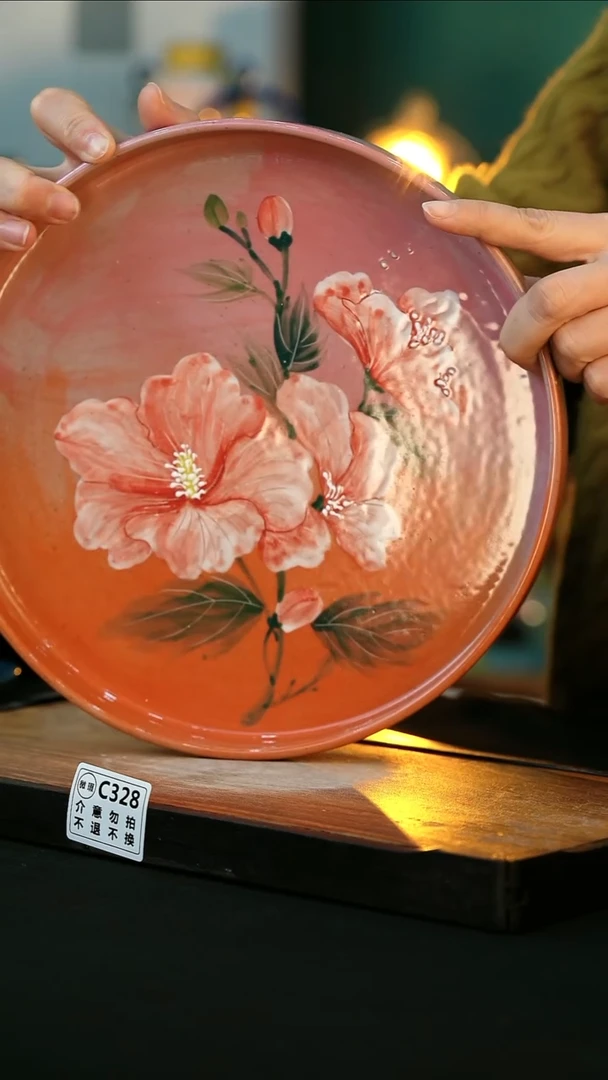 【闪购商品】杯手绘心瓷陶瓷浮力微瑕