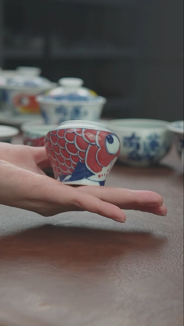 大盖置景德镇昨明陶瓷