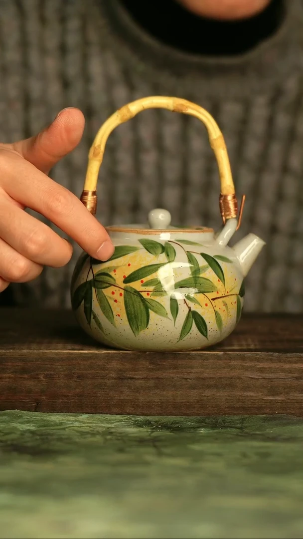 瓷器青诗集手工手绘瓷器