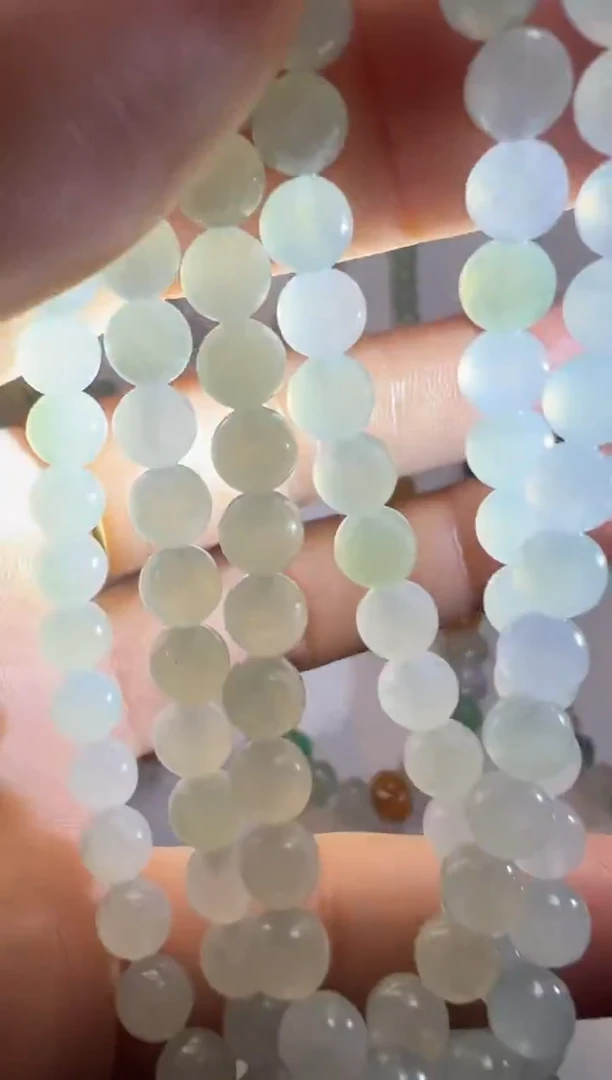 未镶嵌定制翡翠珠链