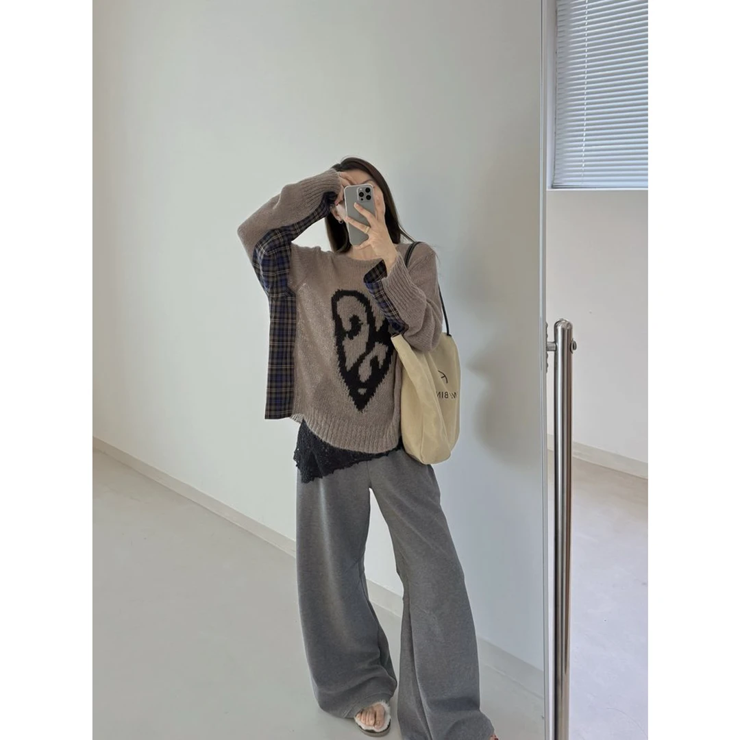 AC早秋毛衫 朦胧微透慵懒风显瘦毛衣 XM-250946