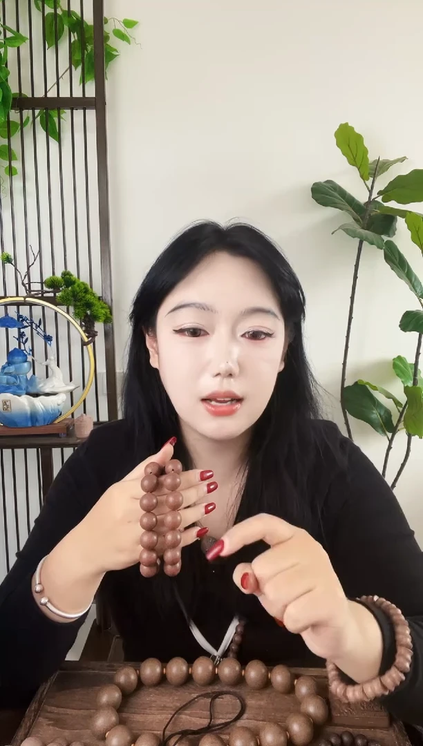 泥塑【桂花木犀手串】古法合香