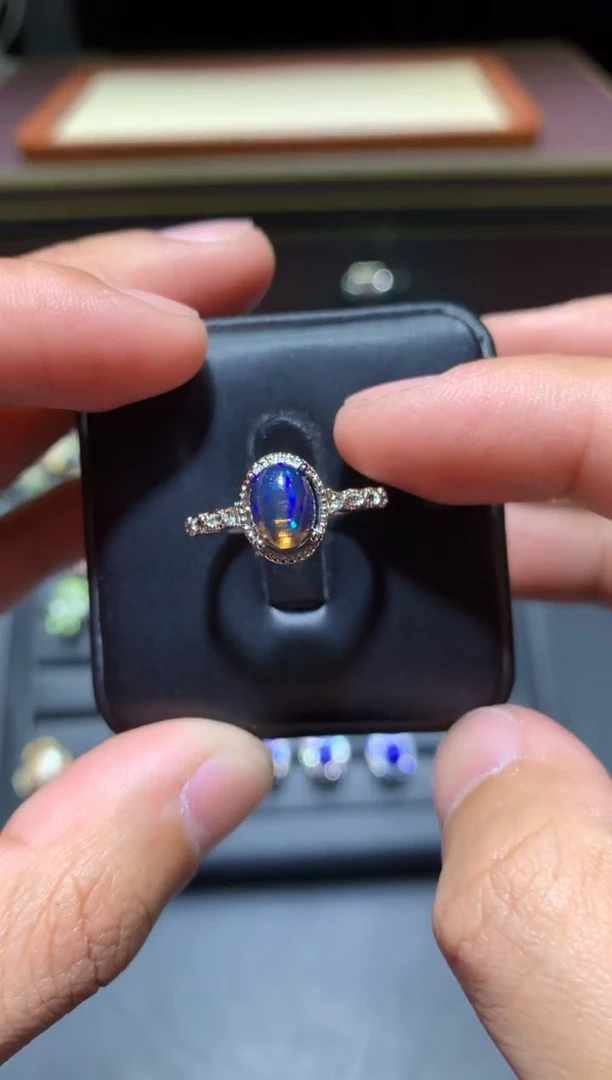 【闪购商品】欧泊戒指未镶嵌G31【所见即所得】