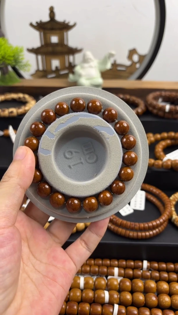 紫金鼠手串紫金鼠精品油核圆珠11.2