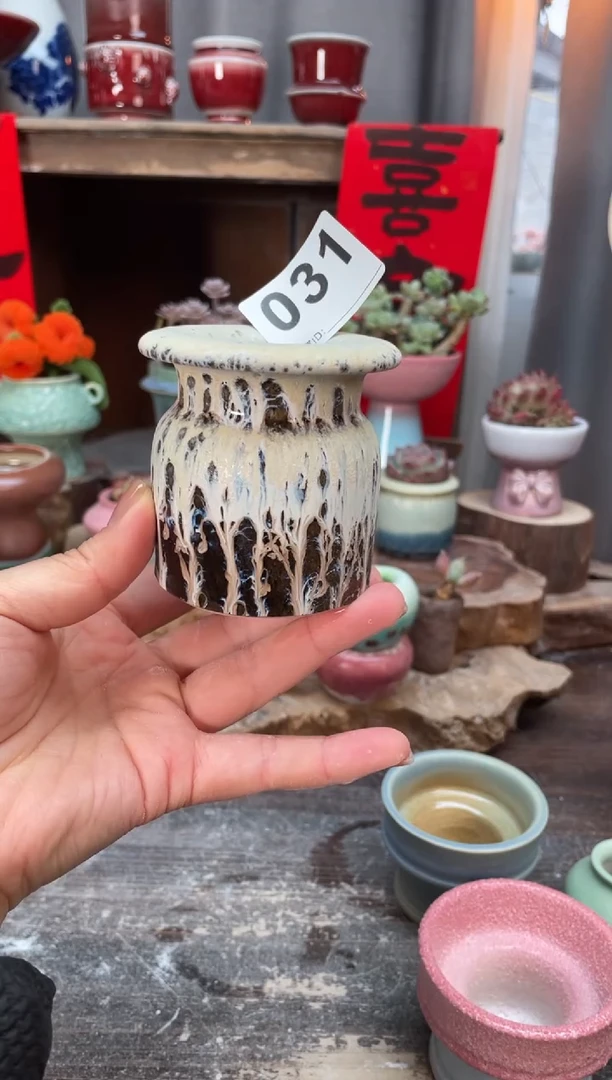 【闪购商品】摆件031知木小芳花盆