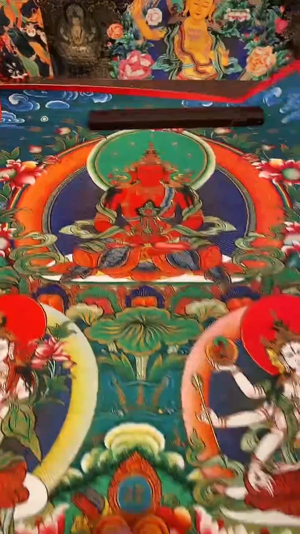 装裱画精美唐卡tk16016