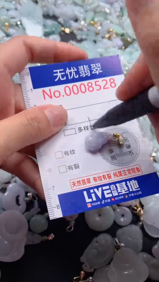 颈饰未镶嵌翡翠8528