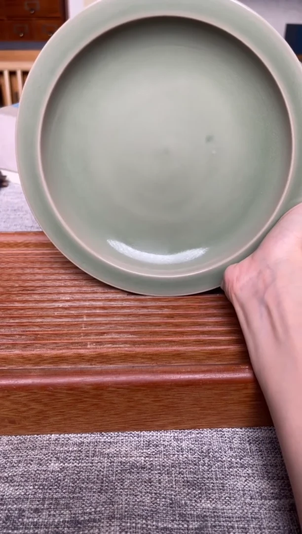 其他纯手工秘色素面壶承