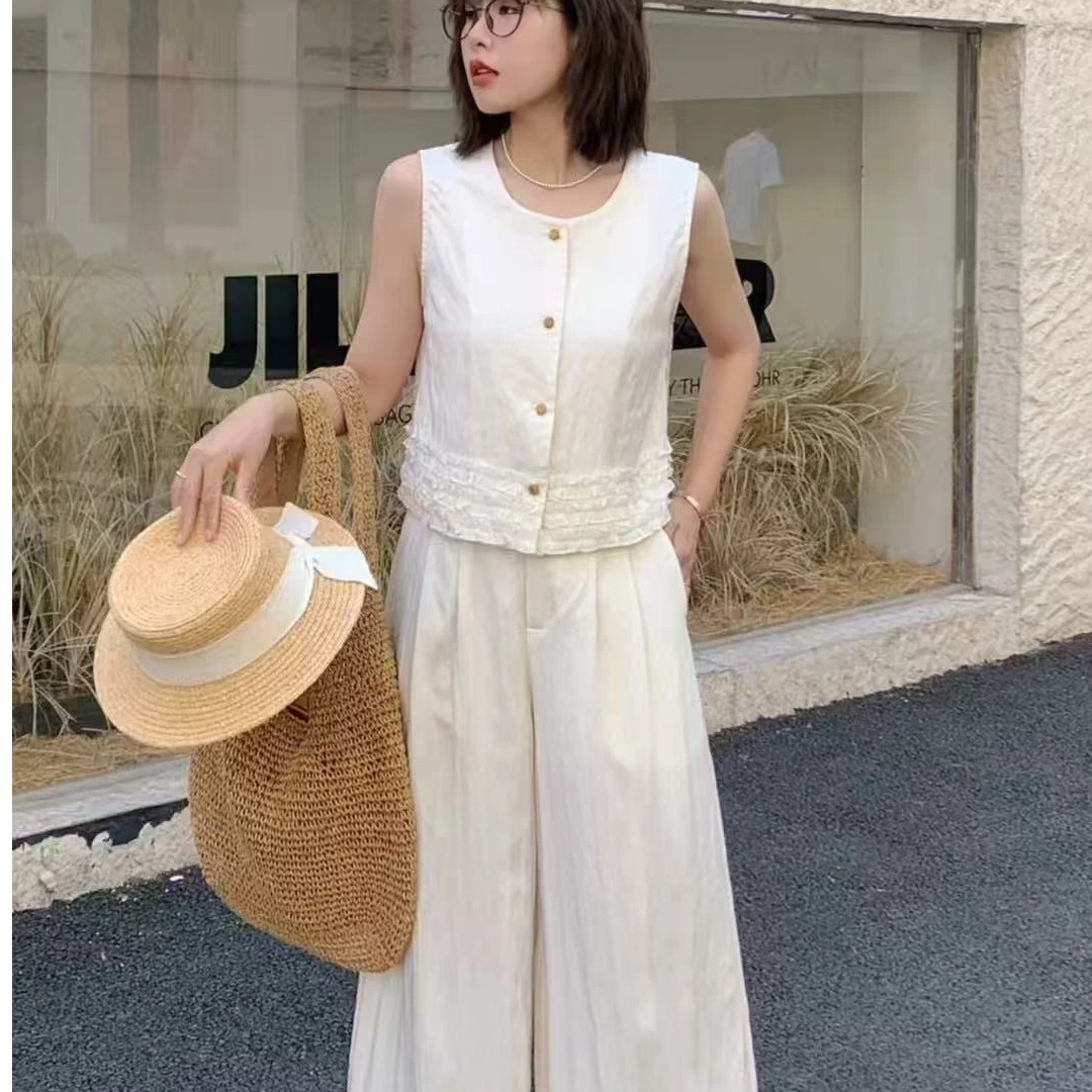 休闲风轻熟风少女风时尚套装上衣拼接休闲千金风美式