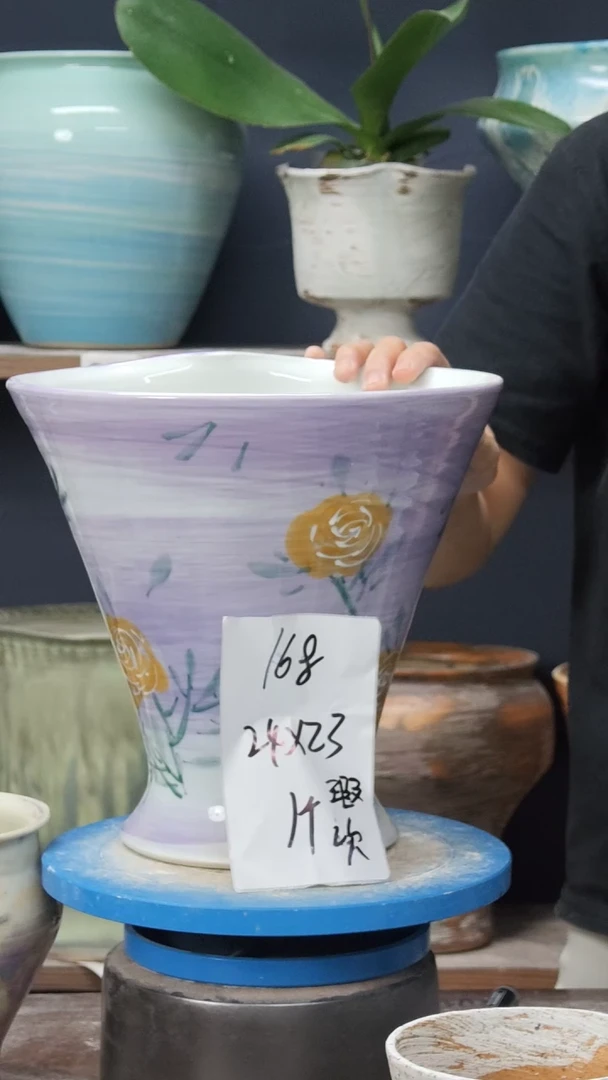 景德镇花盆默认微瑕168