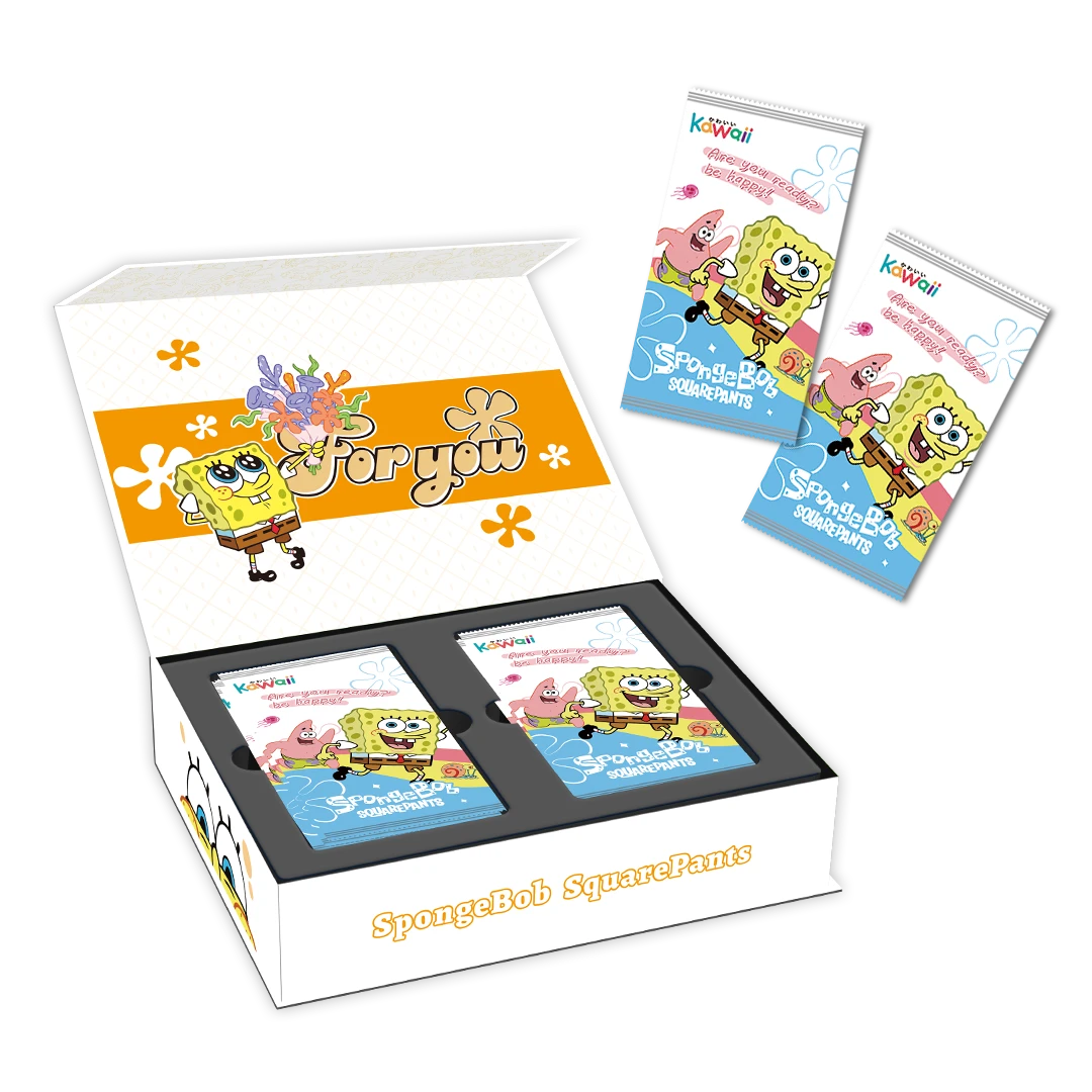 【玩法合集】Kawaii海绵宝宝 收藏卡牌盲盒 （代拆） D