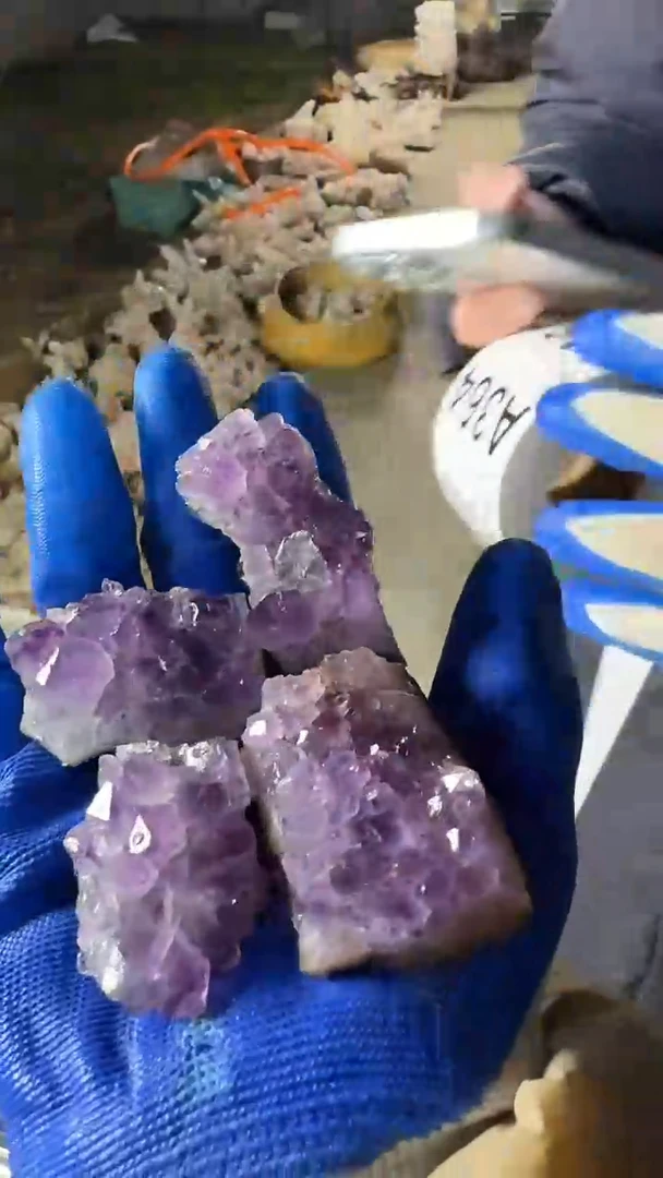 【闪购商品】水晶摆件未镶嵌紫水晶多样性发一个  363