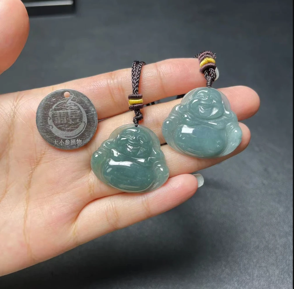 4N06-35115T03-天然A货翡翠吊坠绑绳-多样性发其一