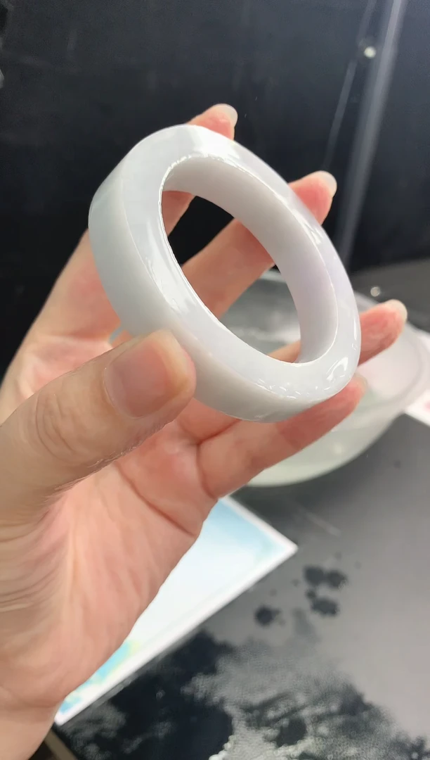 【闪购商品】定制翡翠手镯未镶嵌25 53-54正