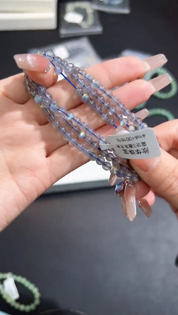 【闪购商品】长石手链未镶嵌68W多样性发其一/1条默认微瑕