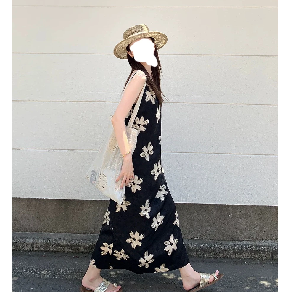 【春晓语蝶】吊带裙女松弛气质度假绝美连衣裙