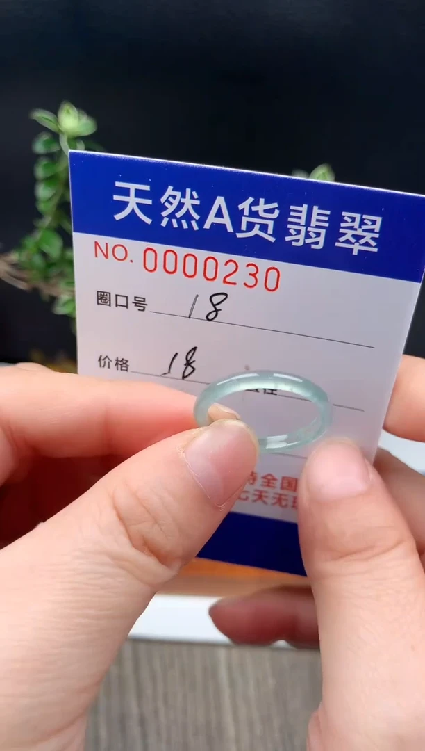 未镶嵌戒指翡翠18#