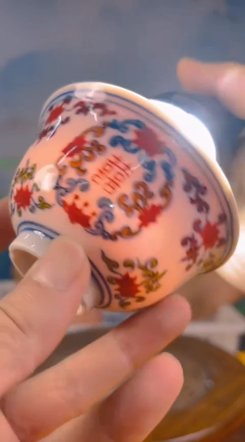 摆件景德镇陶瓷青花摆件93