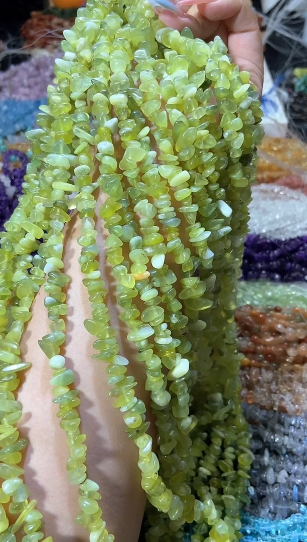 水晶珠宝半成品未镶嵌青提