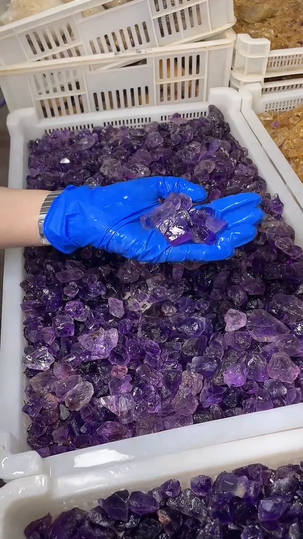 未镶嵌珠宝半成品水晶玻利维亚紫水晶15g