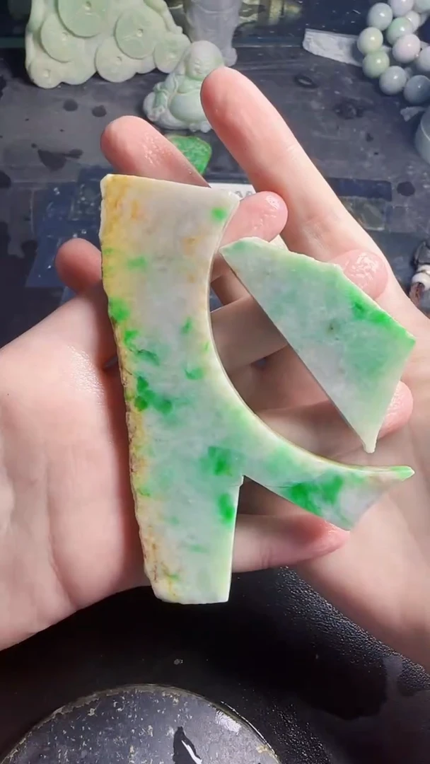 未镶嵌挂件翡翠天然翡翠041