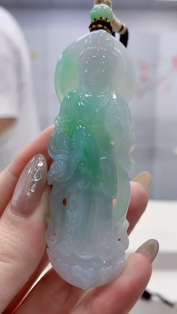 未镶嵌定制翡翠4898jw-毛货挂件118