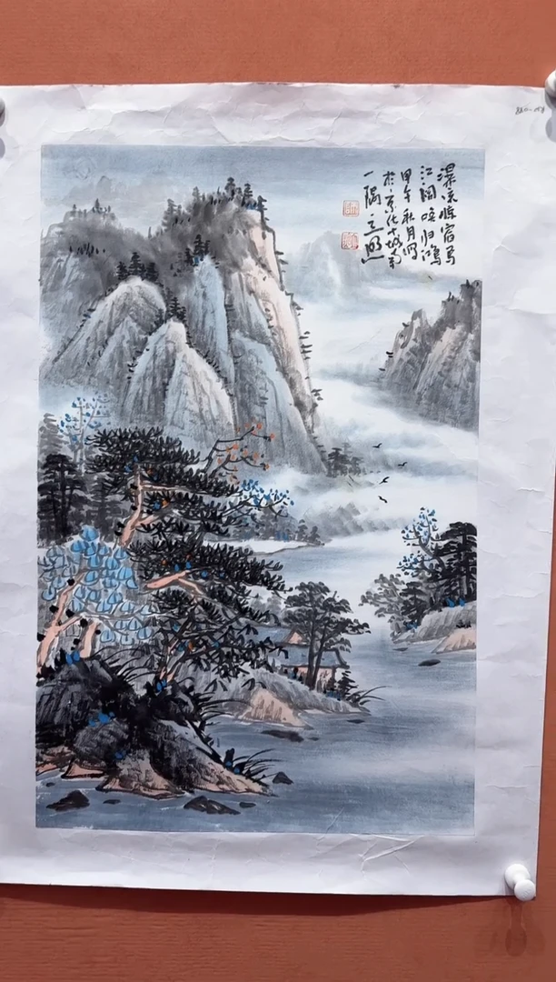 国画师立照老师国画作品