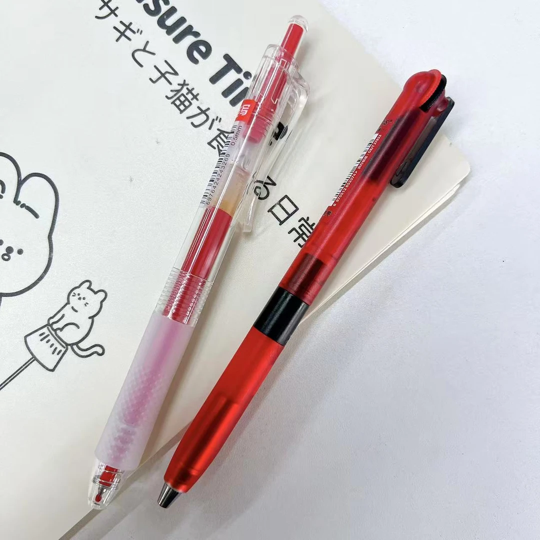 【红墨-2支】F17红墨齿轮+LALA巨能写速干中性笔