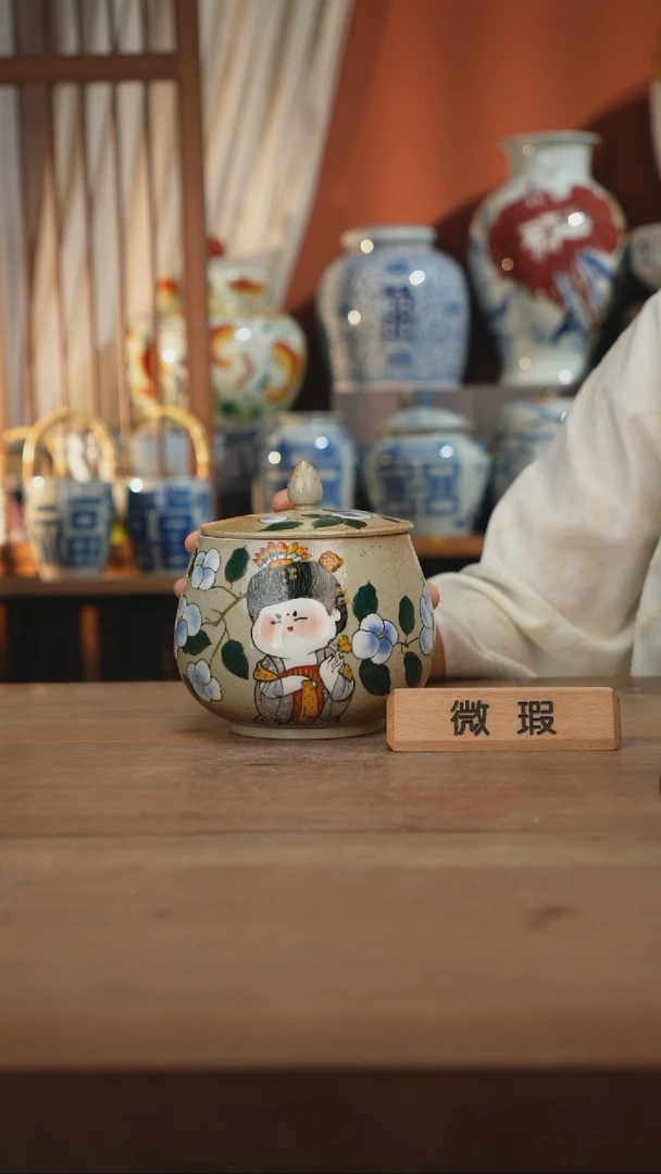 现代 景德镇设计师釉下手绘陶瓷餐具