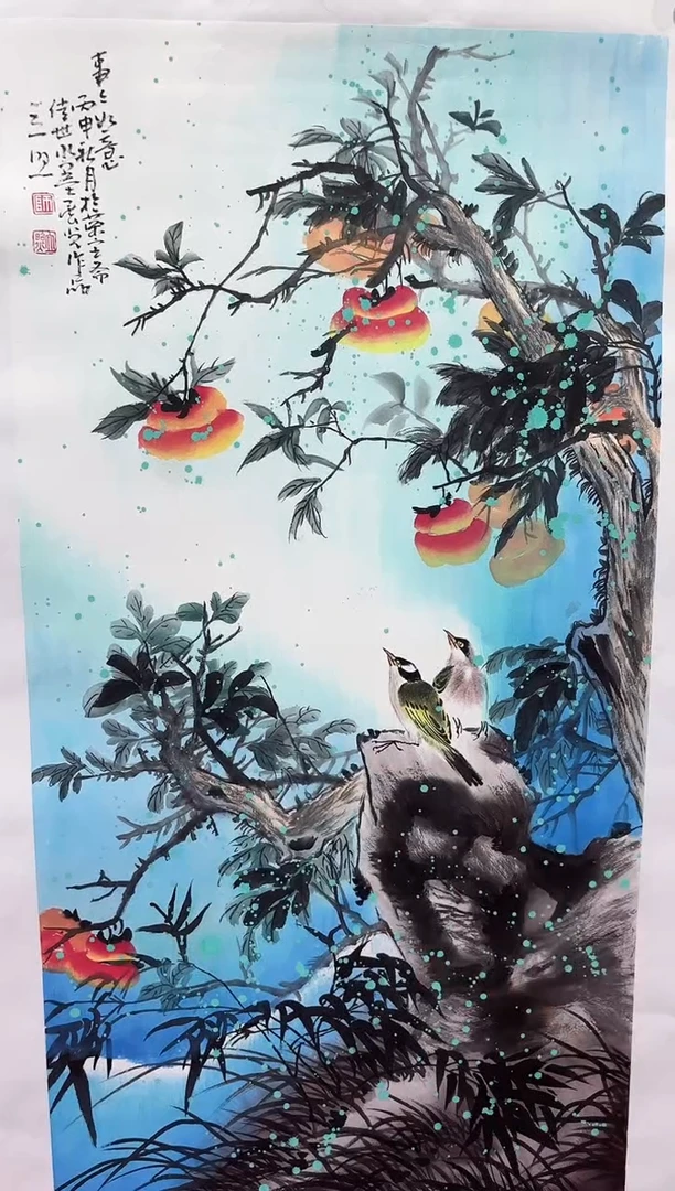 国画师立照老师国画作品