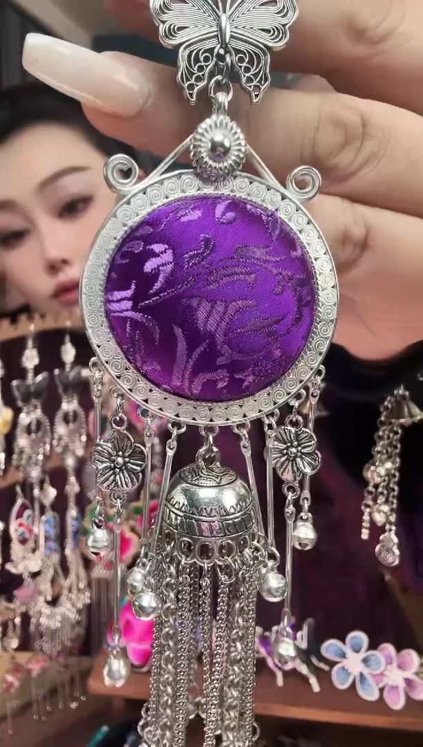 刺绣纯手工民族风刺绣压襟