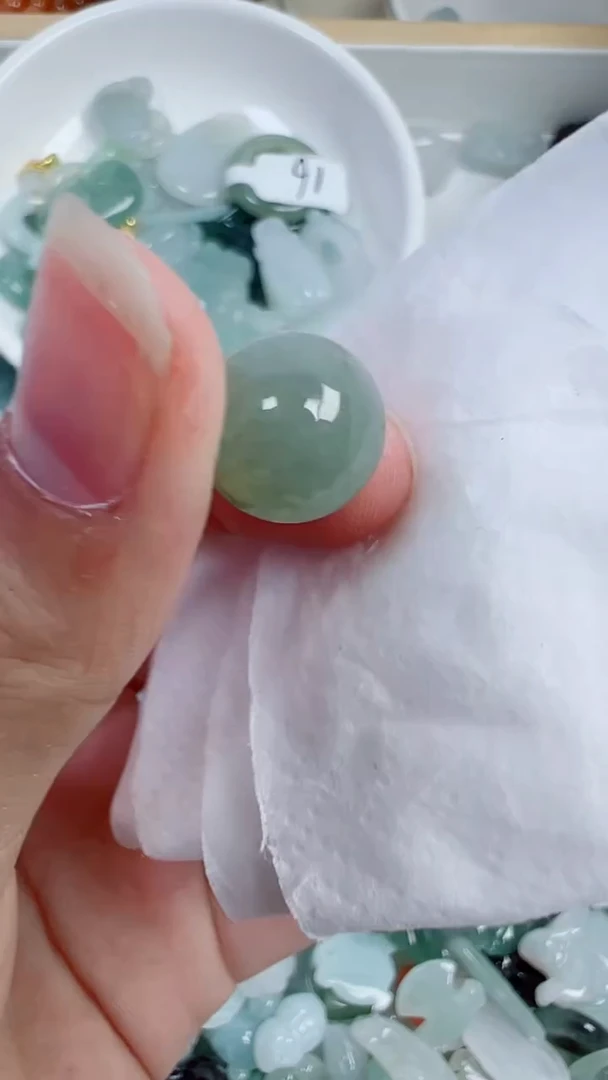 散珠翡翠327号链接，A货翡翠