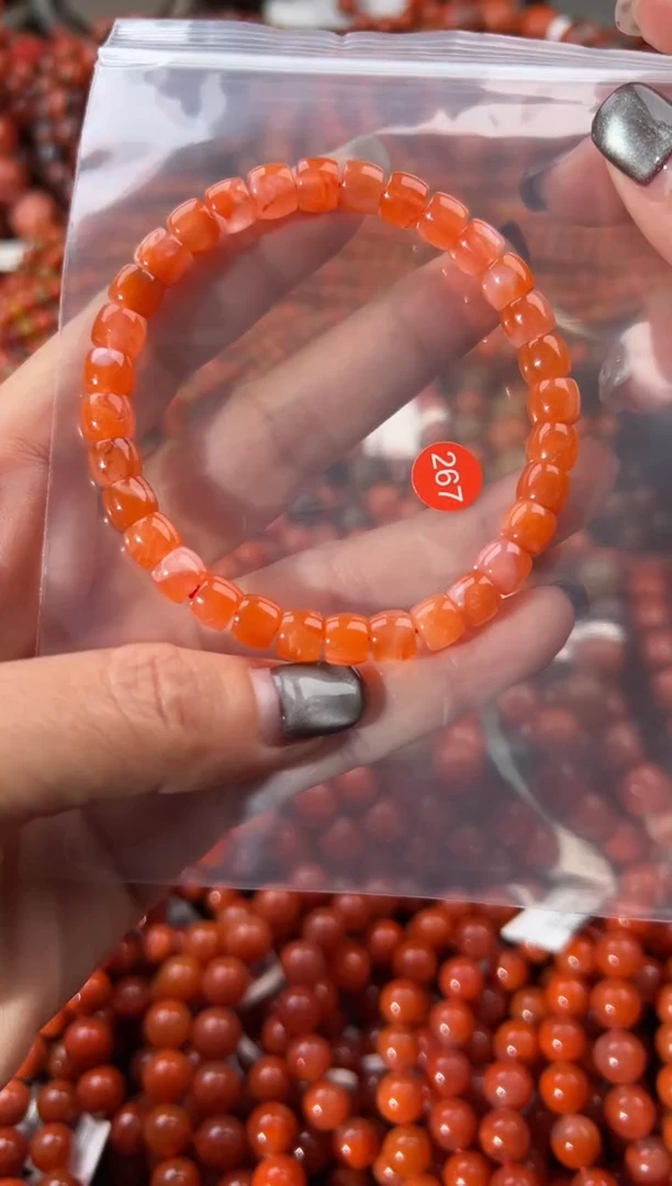 未镶嵌手串南红玛瑙7+